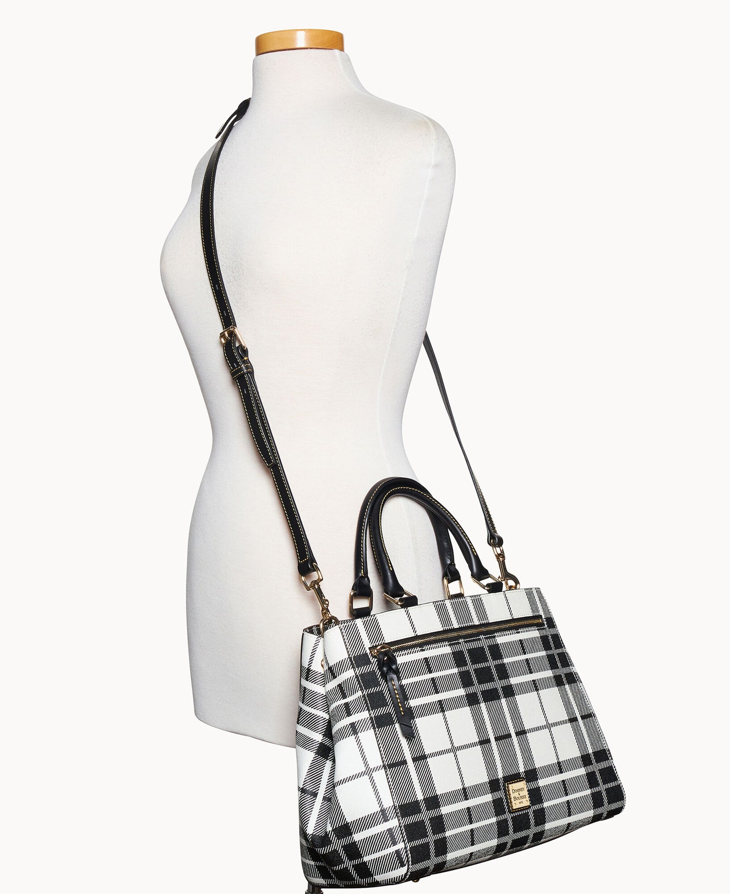 Oxford Zip Satchel