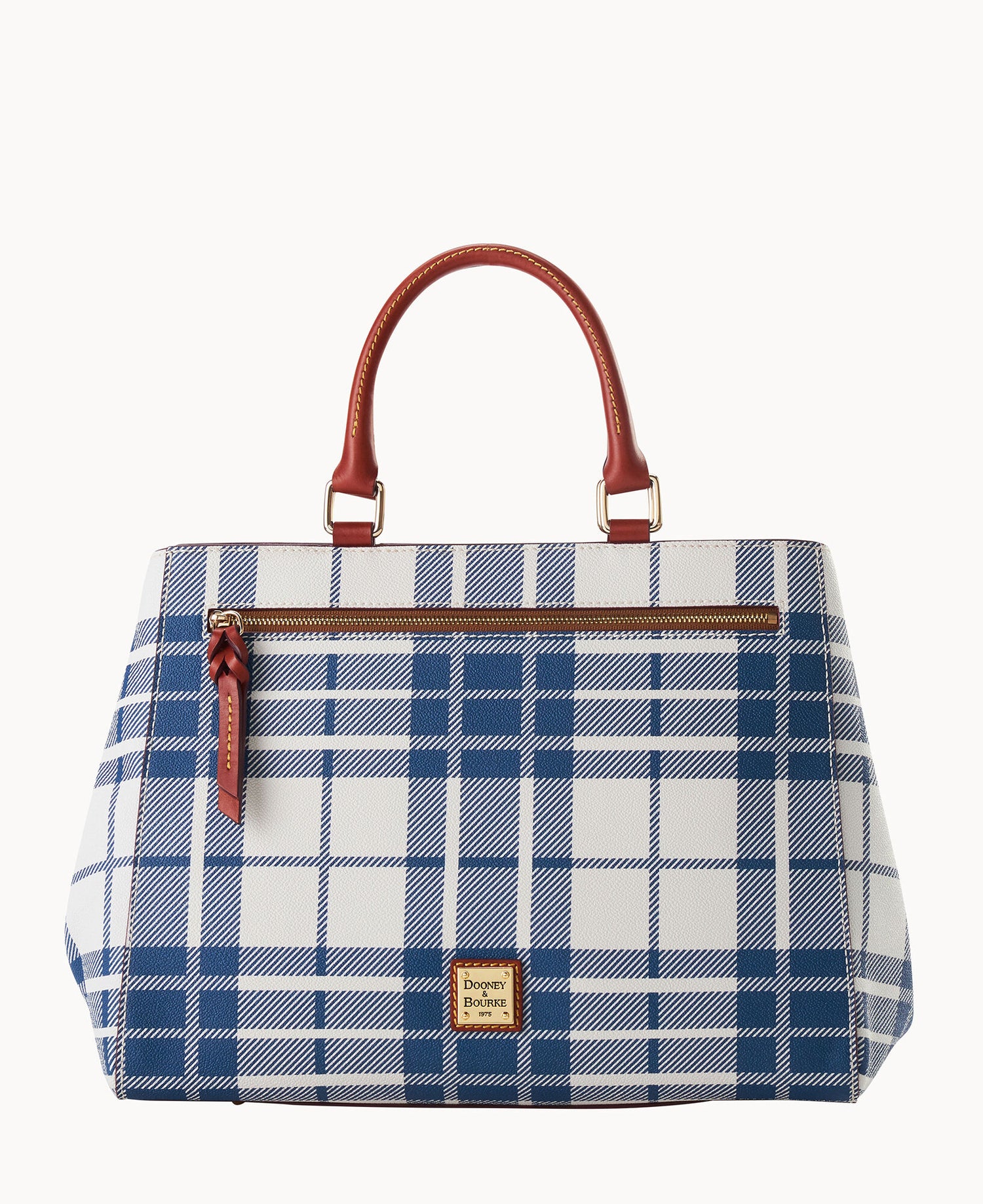 Oxford Zip Satchel