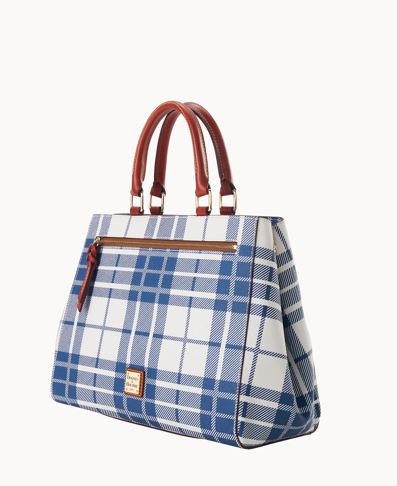 Oxford Zip Satchel
