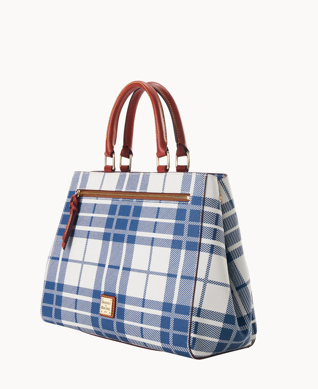 Oxford Zip Satchel