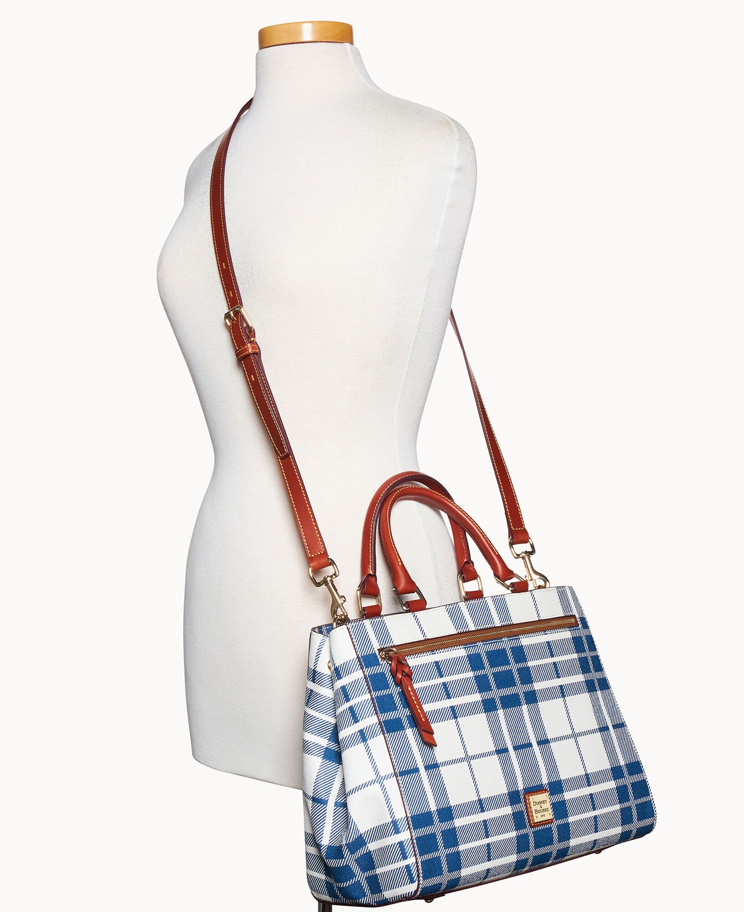 Oxford Zip Satchel