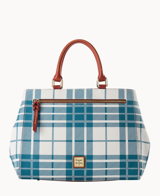 Oxford Zip Satchel