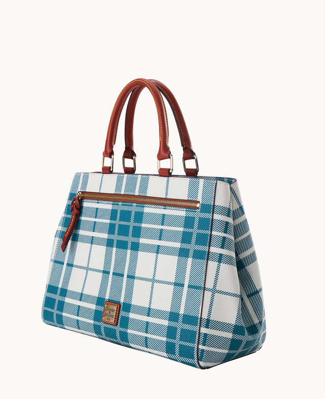 Oxford Zip Satchel