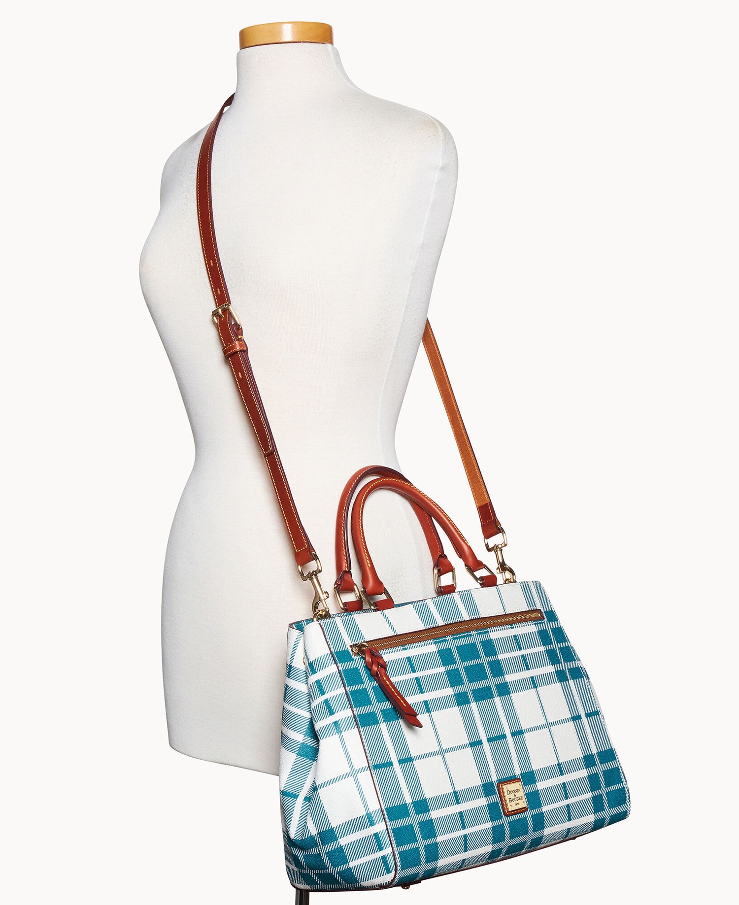 Oxford Zip Satchel