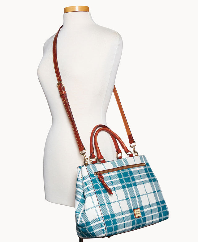 Oxford Zip Satchel