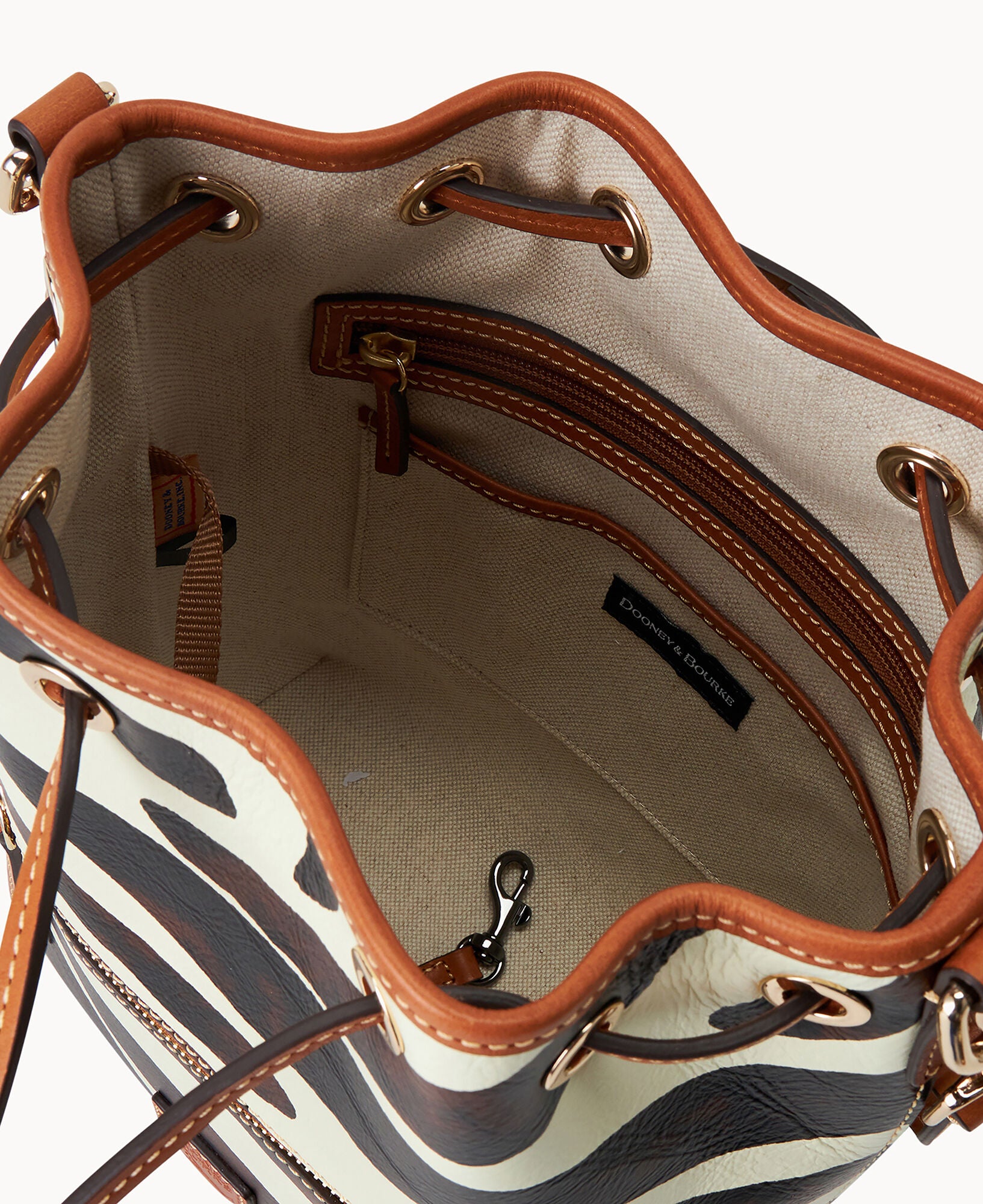 Zebra Leather Drawstring – ILoveDooney
