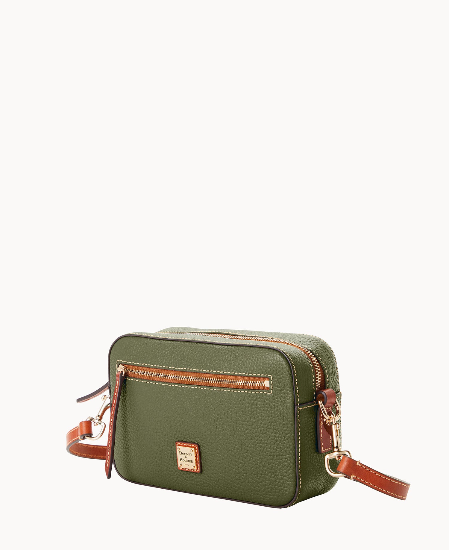 Pebble Grain Camera Zip Crossbody