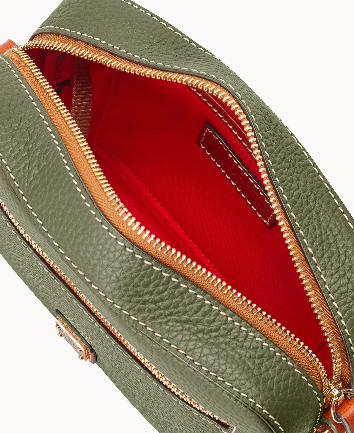 Pebble Grain Camera Zip Crossbody