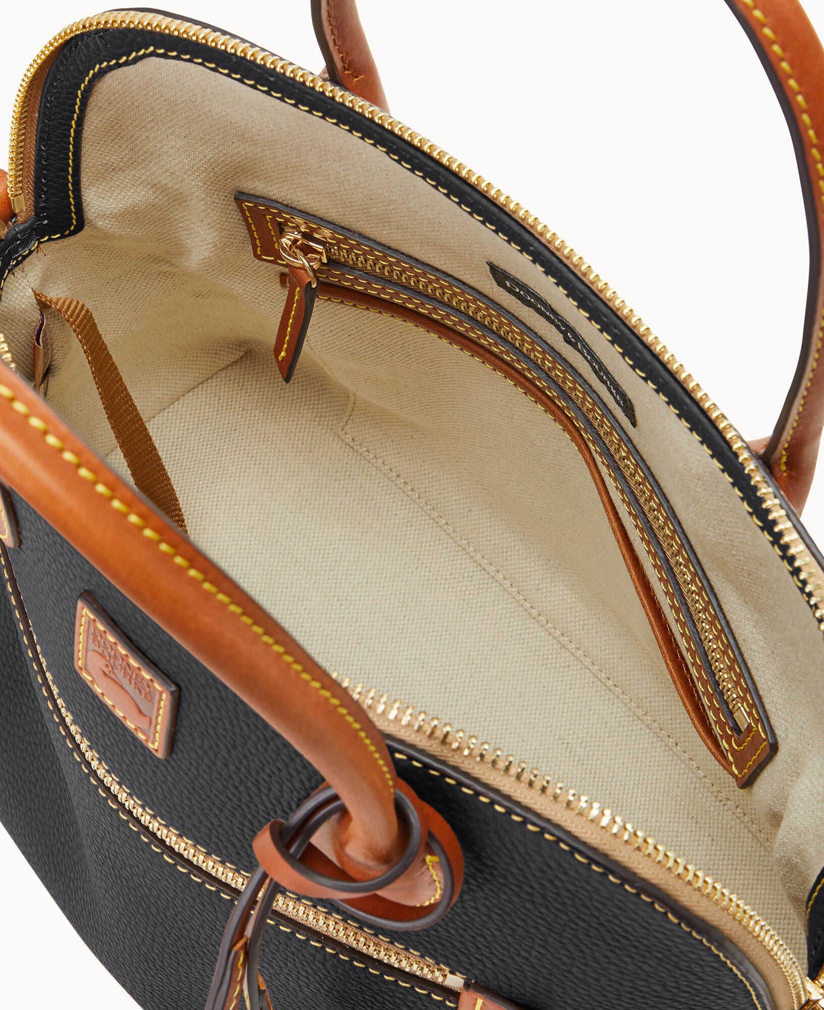Pebble Grain Large Domed Satchel – ILoveDooney