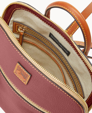dooney & bourke all leather backpack Pebble Grain – ILoveDooney Pebble grain leather is Palm Leaf Size:8 LB. Mini backpack handmade out