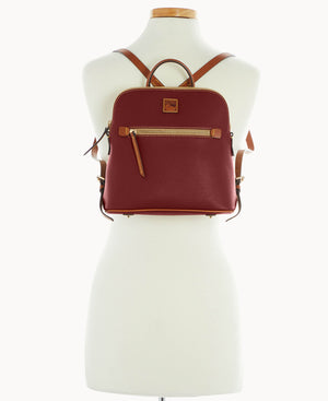 Dooney & Bourke Blue Pebble Leather Backpack
