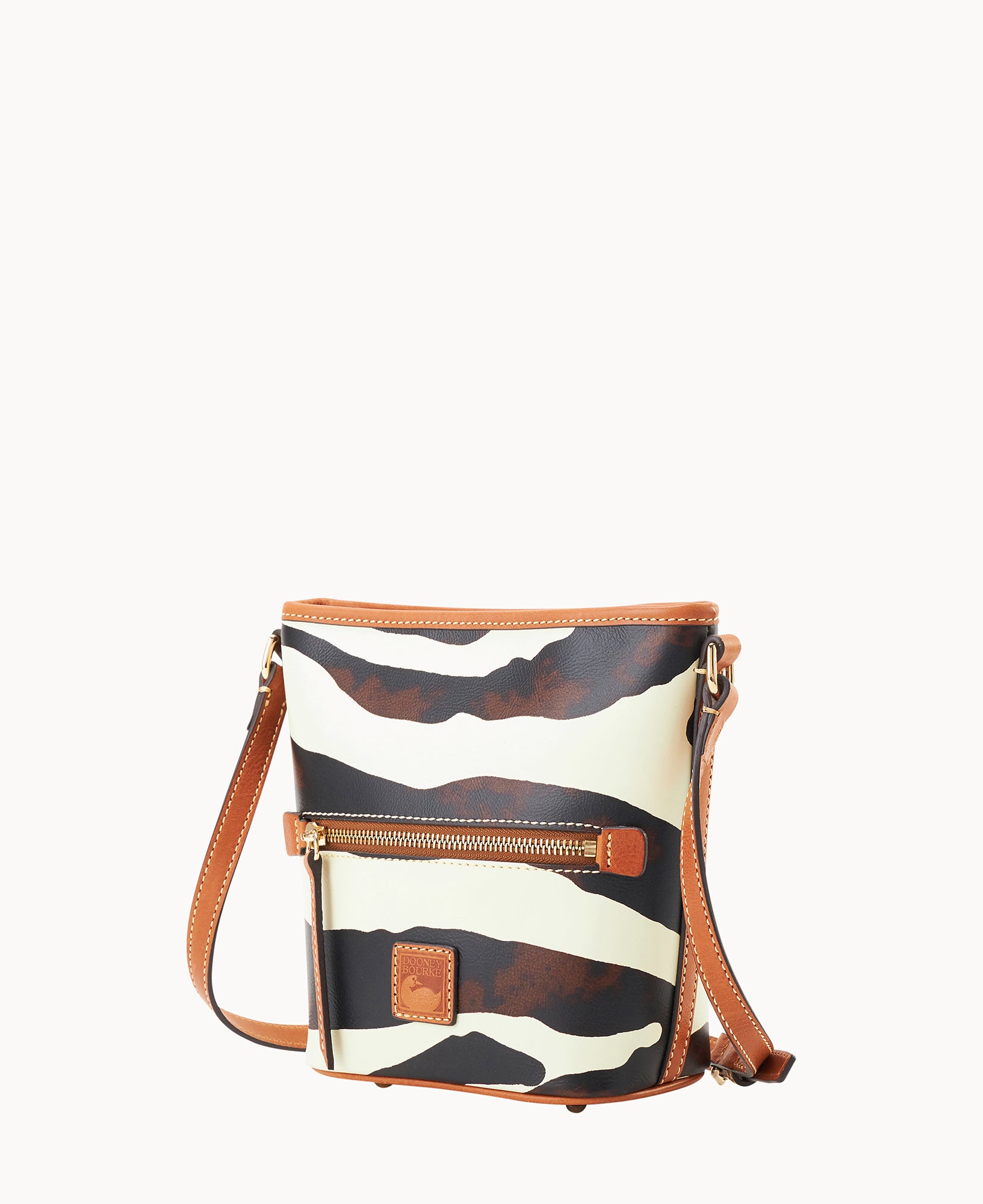 Zebra Leather Small Zip Sac – ILoveDooney