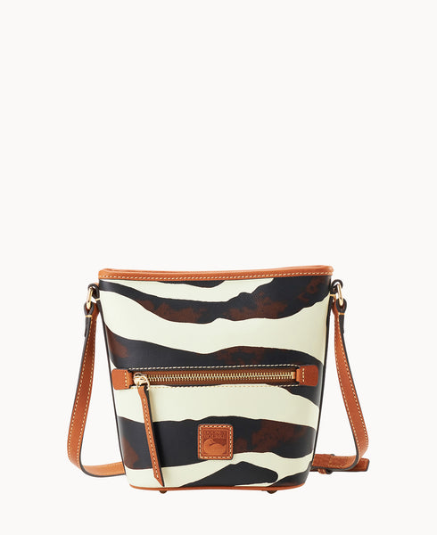 Zebra Leather Small Zip Sac – ILoveDooney