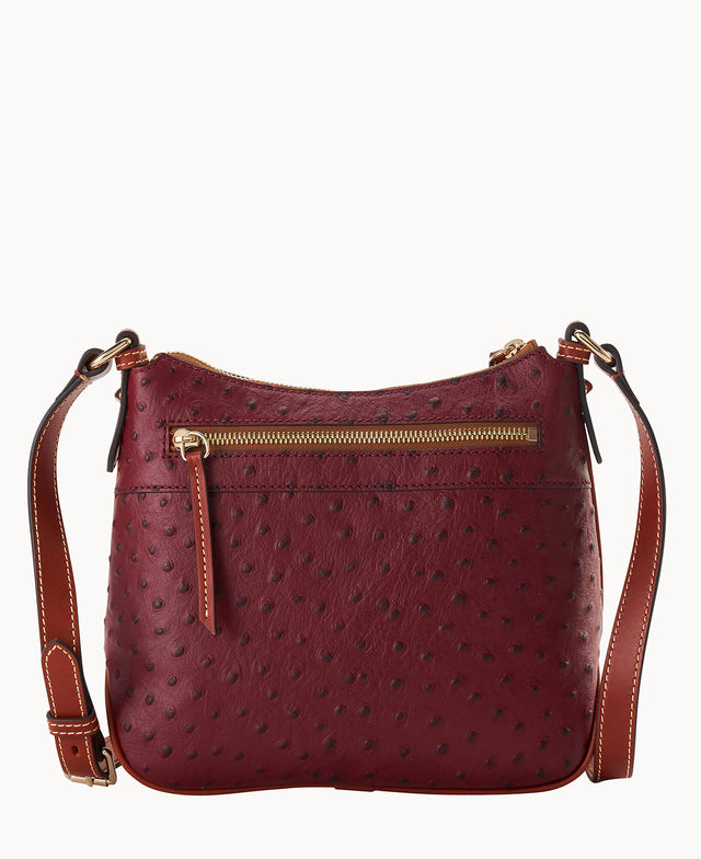 Ostrich Crossbody Hobo