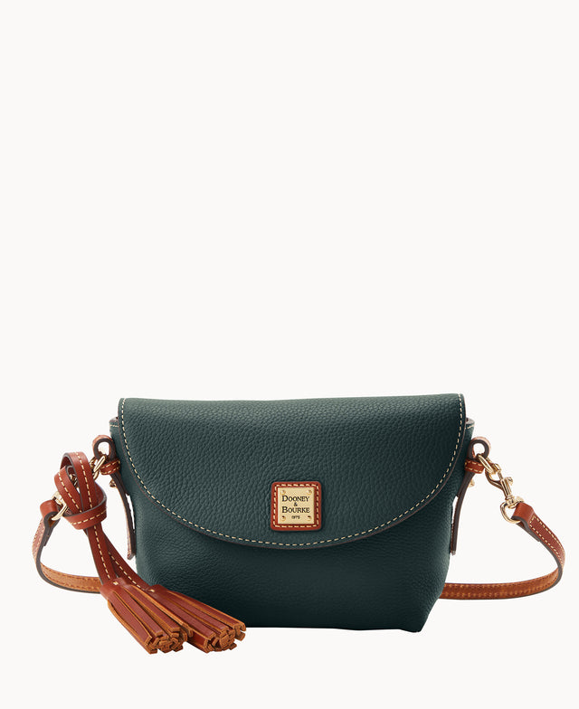 Pebble Grain Crossbody Saddle Bag – ILoveDooney