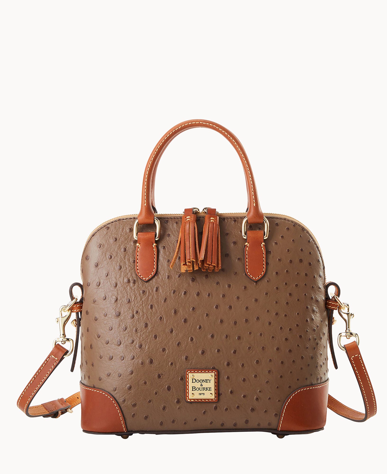 Ostrich Domed Satchel – ILoveDooney