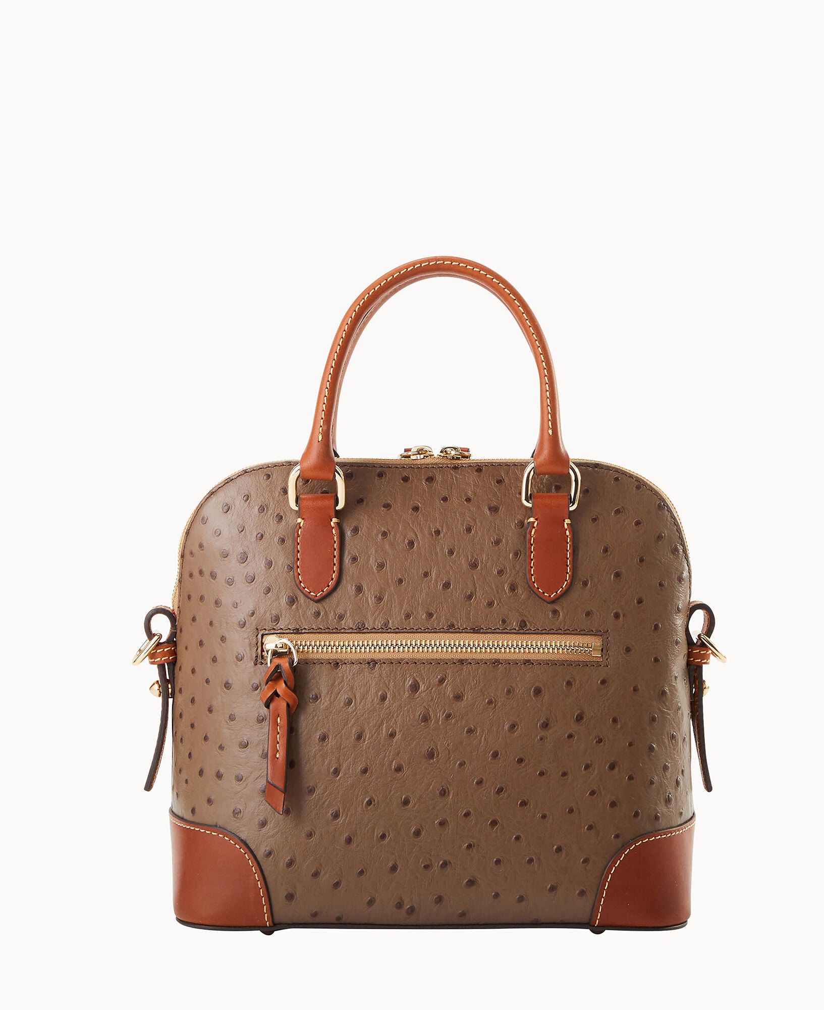 Ostrich Domed Satchel – ILoveDooney