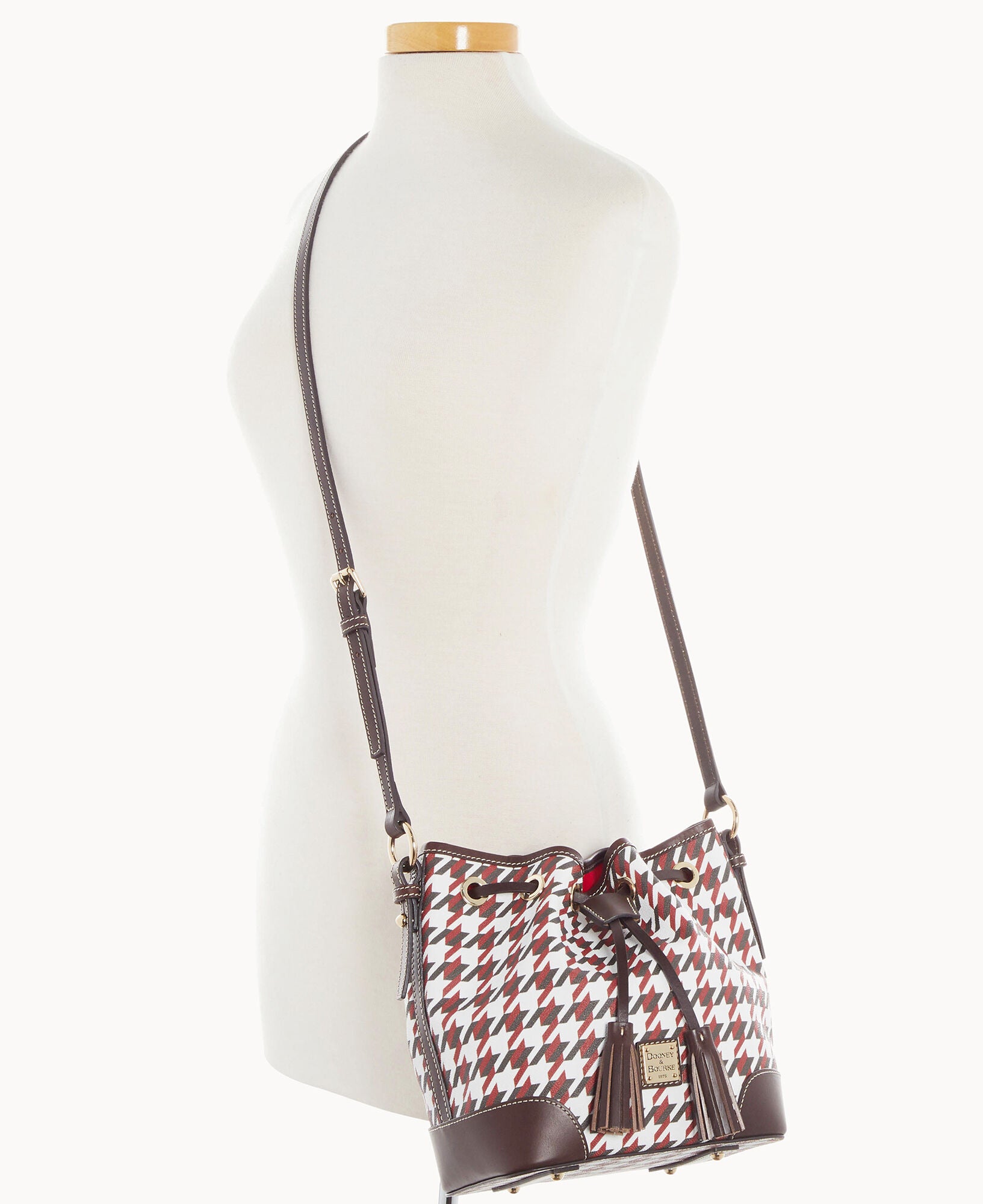 Houndstooth Crossbody Drawstring – ILoveDooney