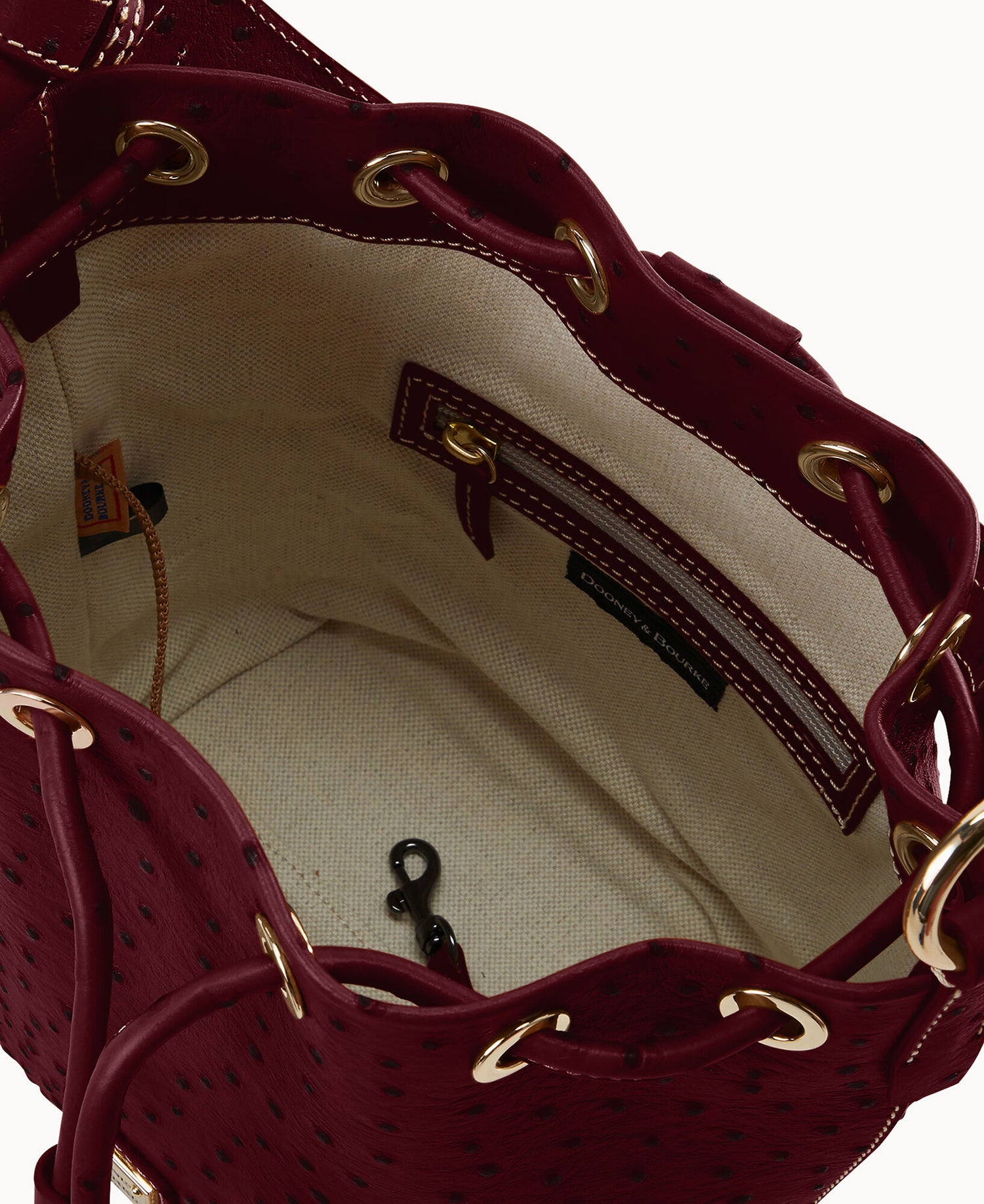 Ostrich Small Drawstring