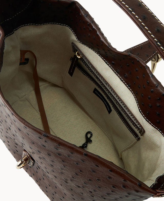 Ostrich Logo Lock Hobo