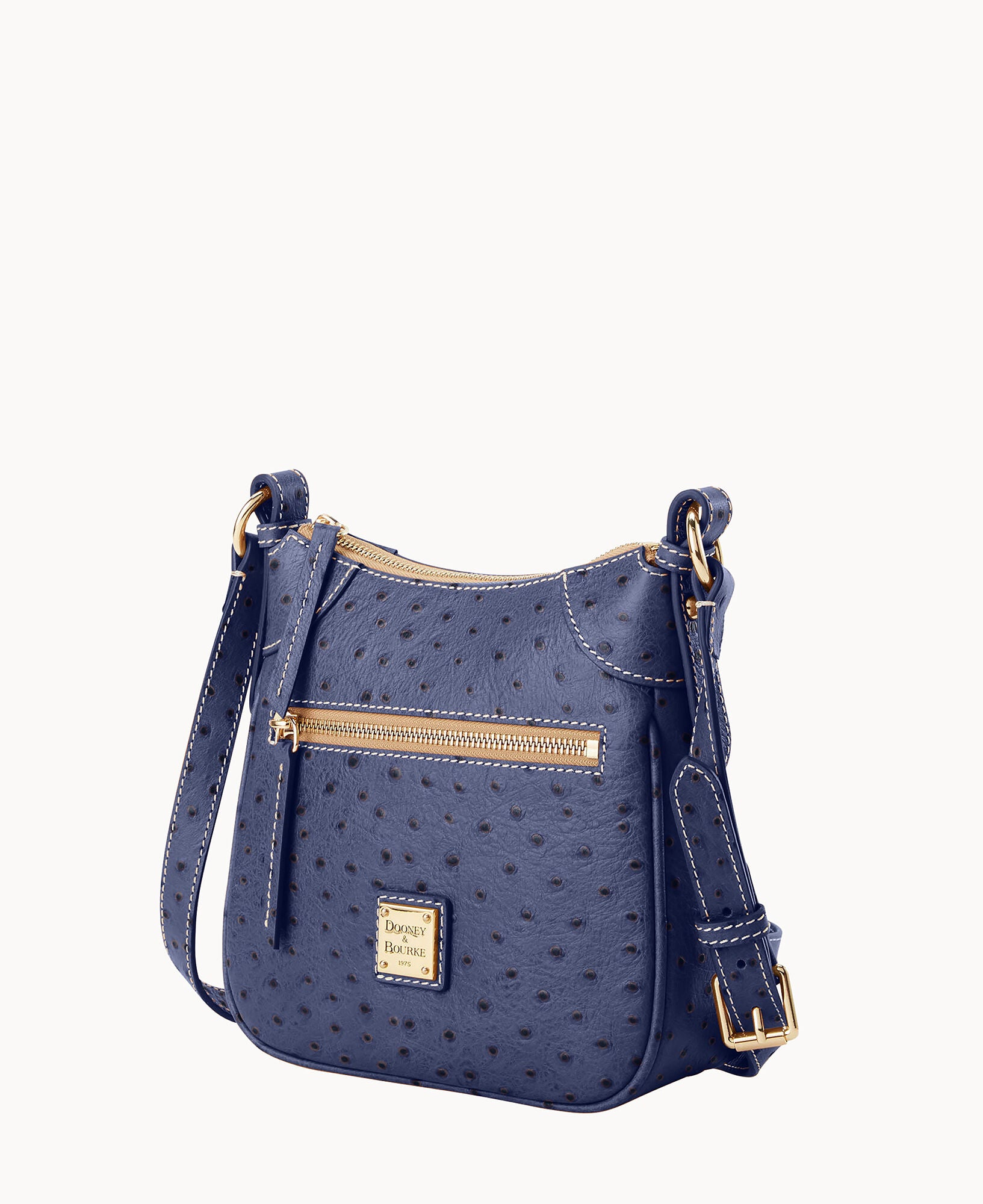 Ostrich Front Zip Crossbody – ILoveDooney
