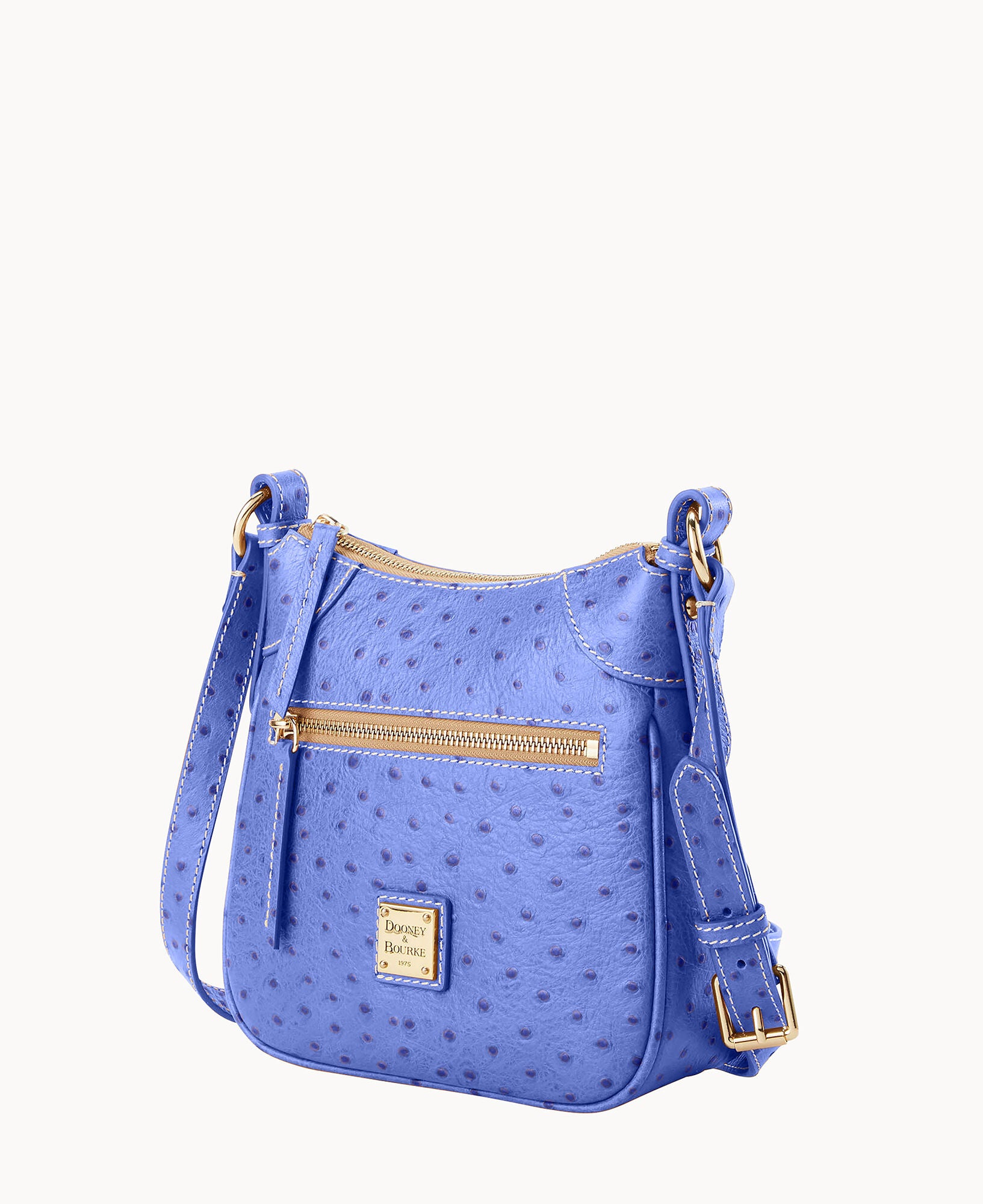 Ostrich Front Zip Crossbody – ILoveDooney
