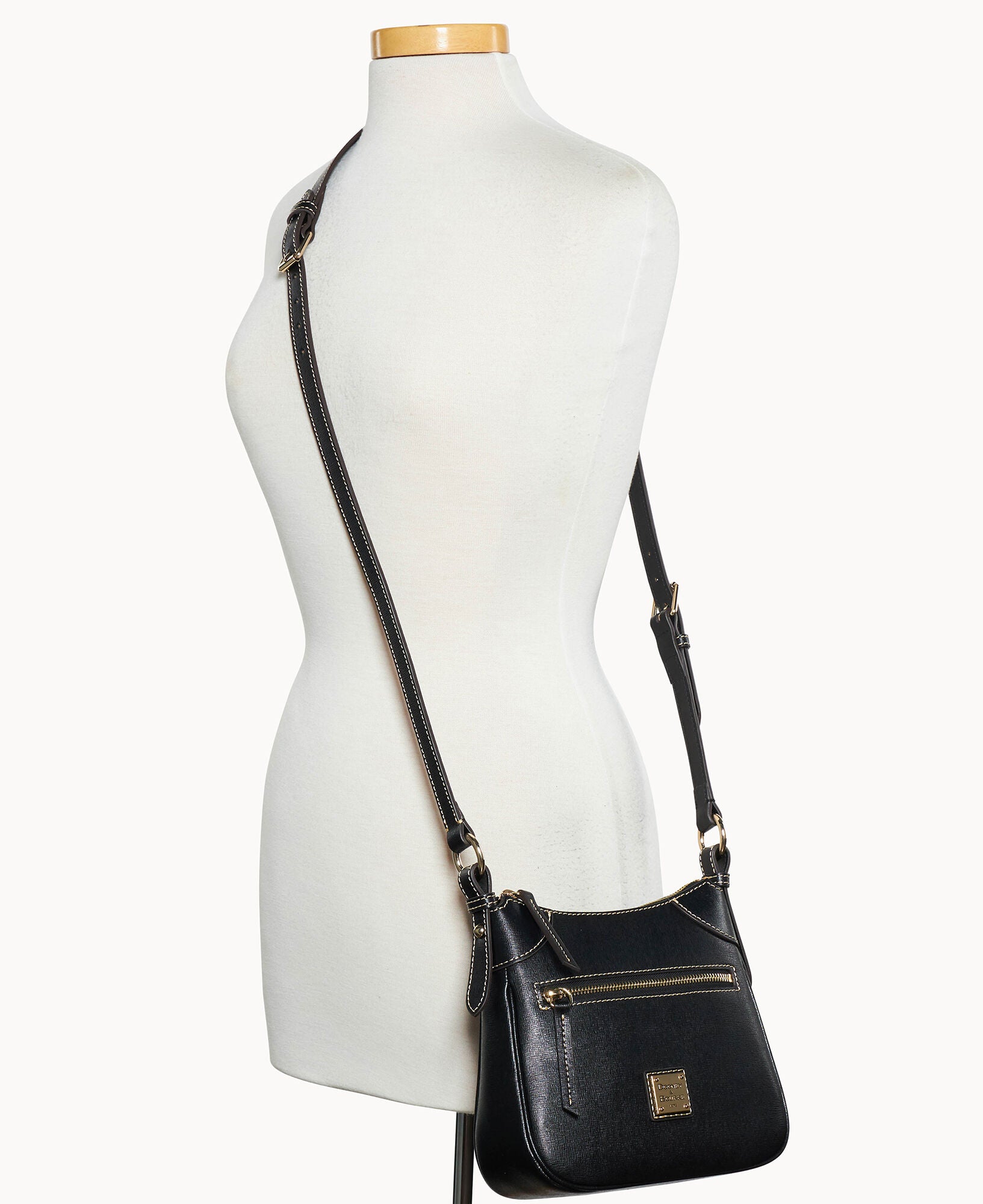 Saffiano Front Zip Crossbody – ILoveDooney