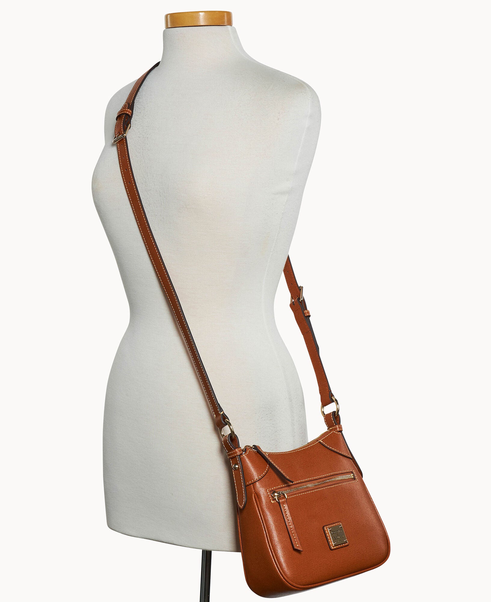 Saffiano Front Zip Crossbody – ILoveDooney
