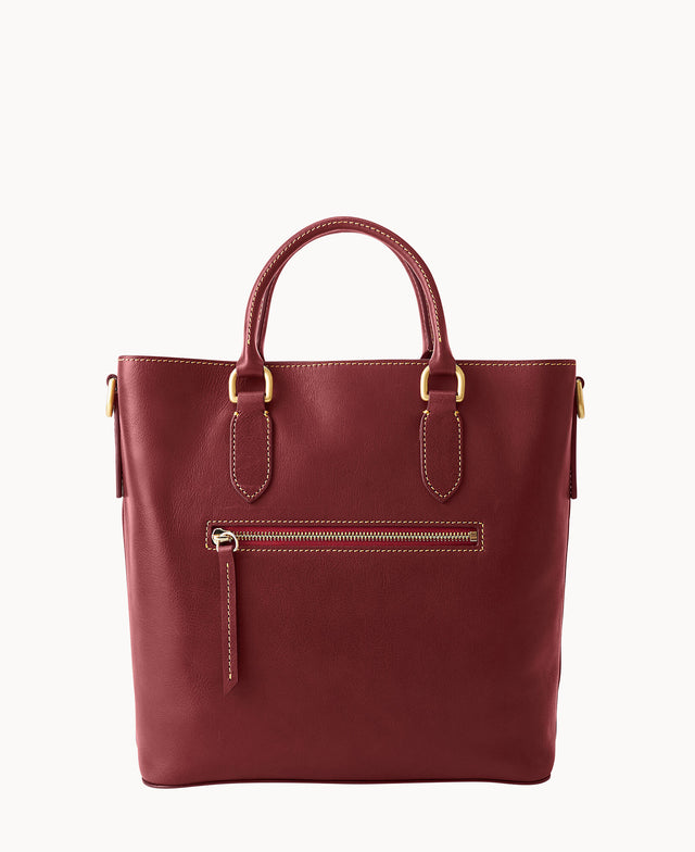 Dooney & Bourke Women's Florentine Editor's Leather Tote in Chestnut