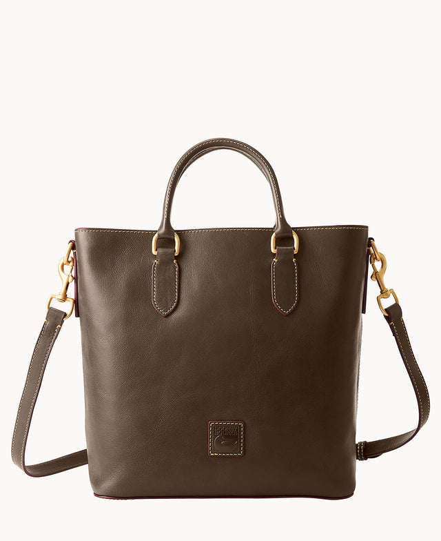 Dooney & Bourke Women's Florentine Editor's Leather Tote in Charcoal