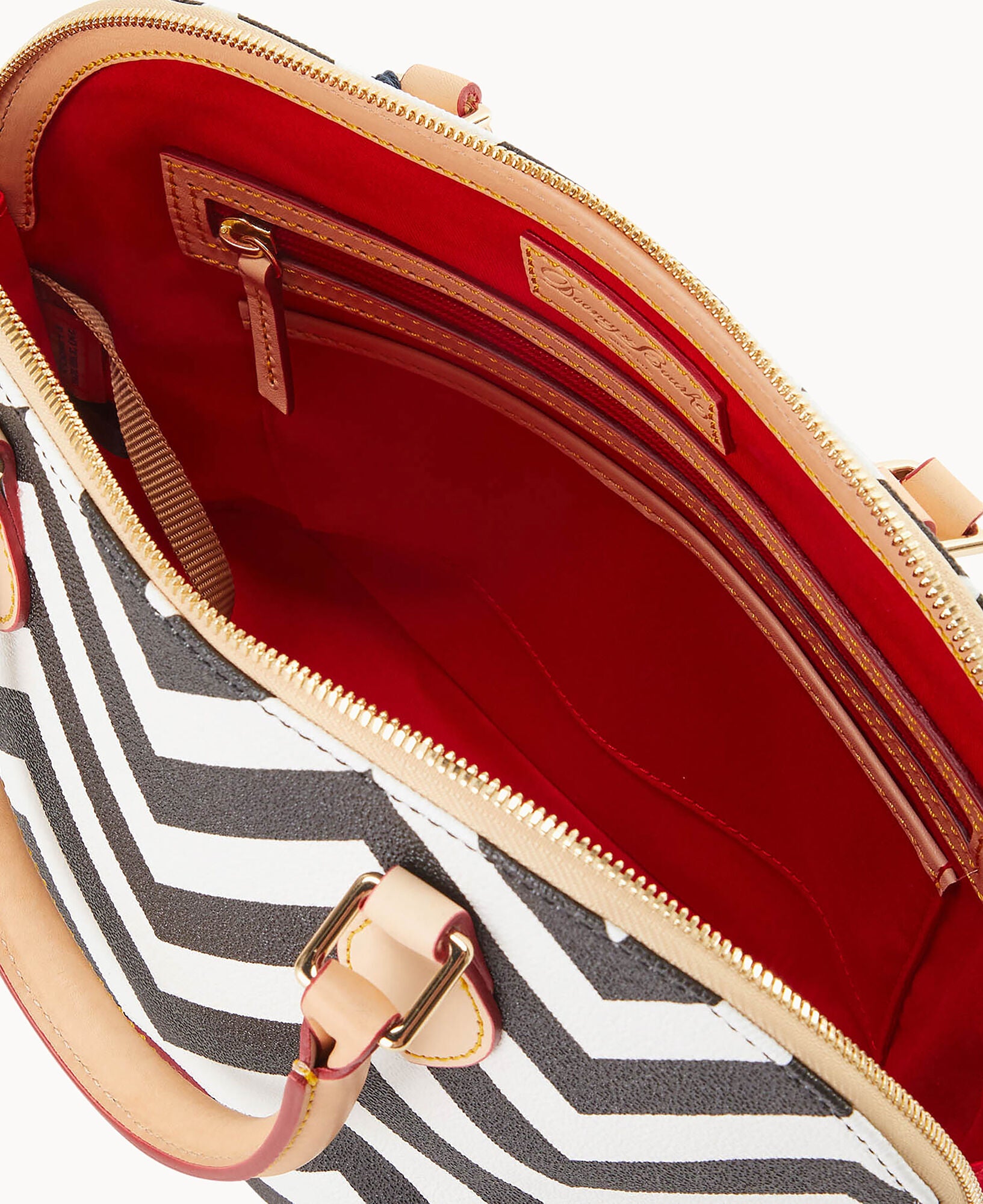 Chevron Zip Zip Satchel – ILoveDooney