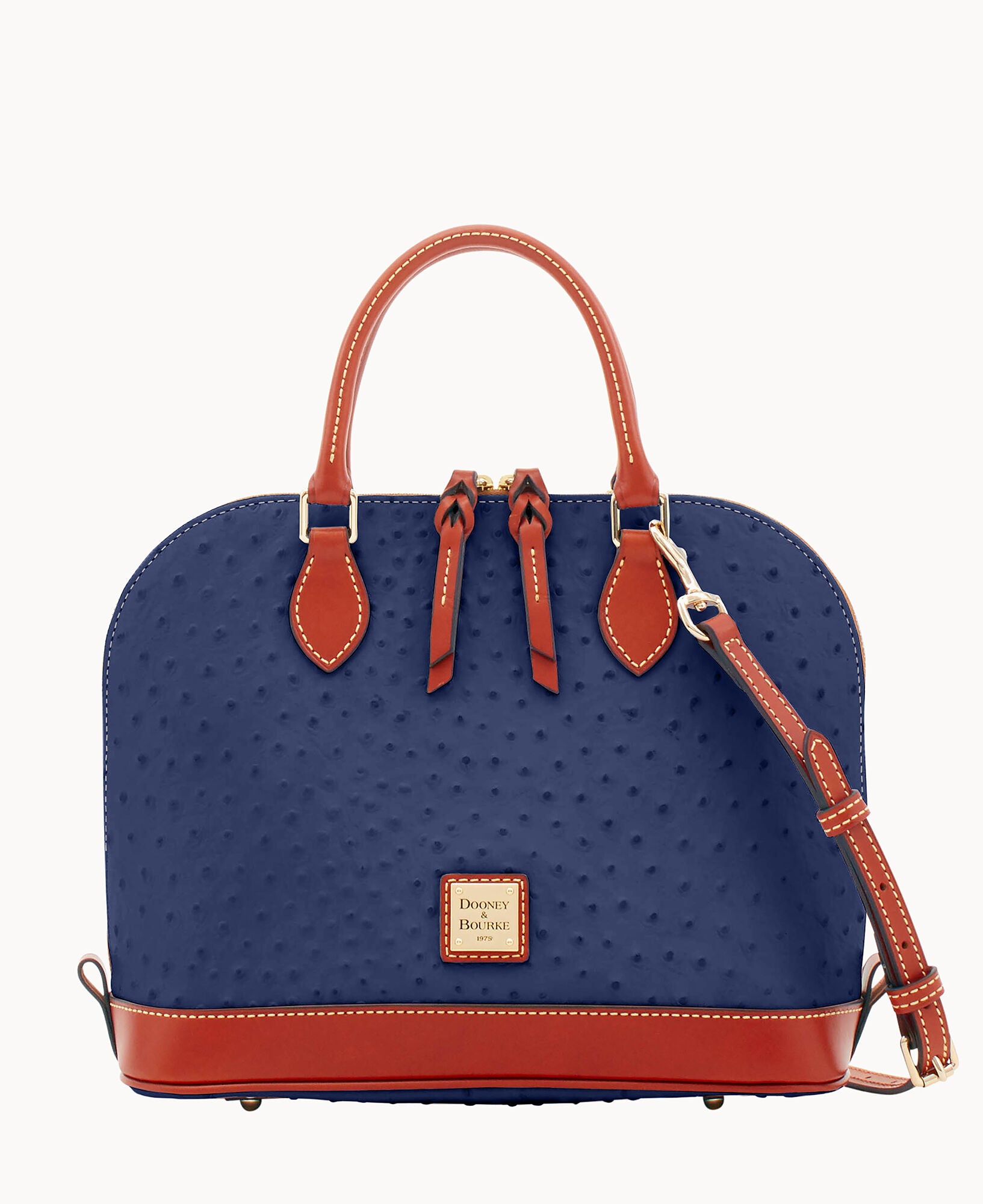 Ostrich Zip Zip Satchel – ILoveDooney
