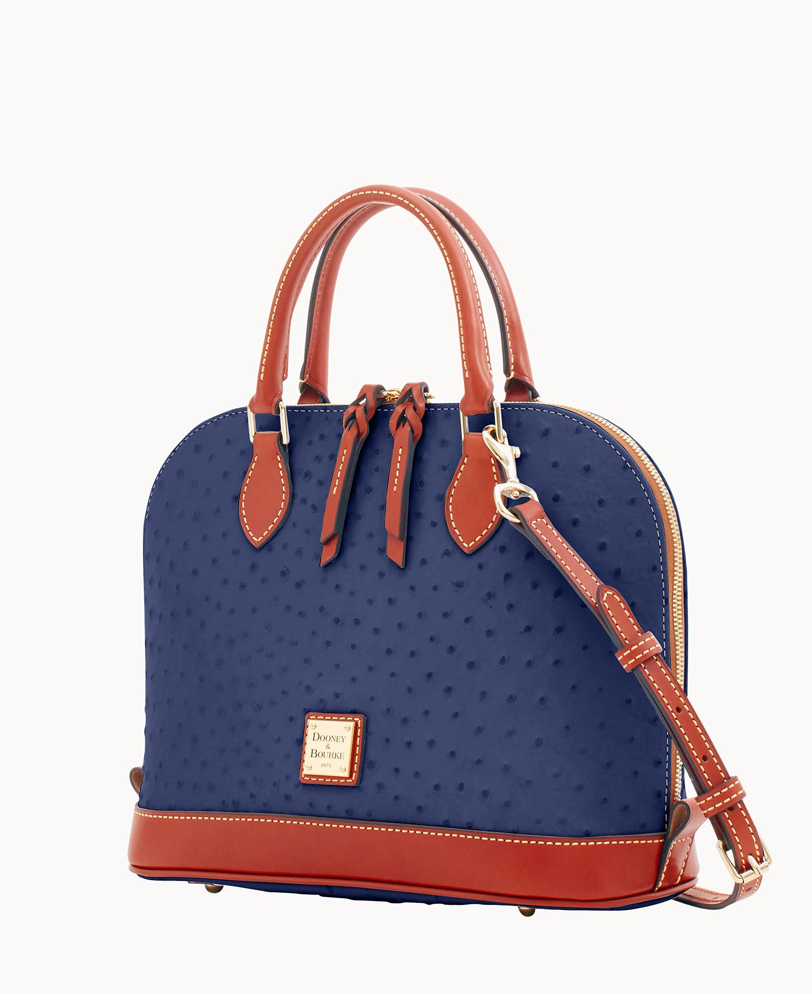 Ostrich Zip Zip Satchel – ILoveDooney