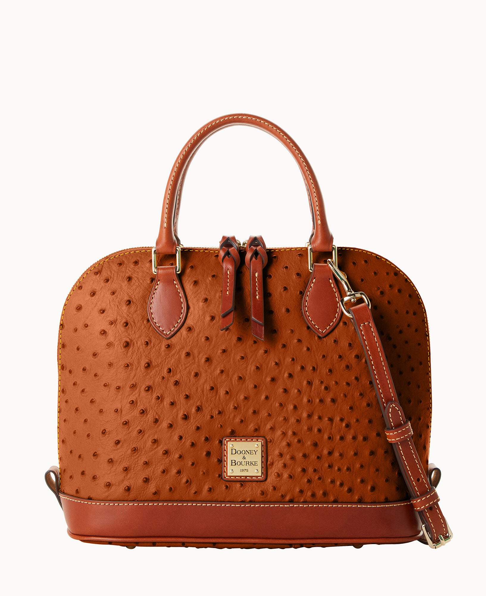 Ostrich Zip Zip Satchel – ILoveDooney