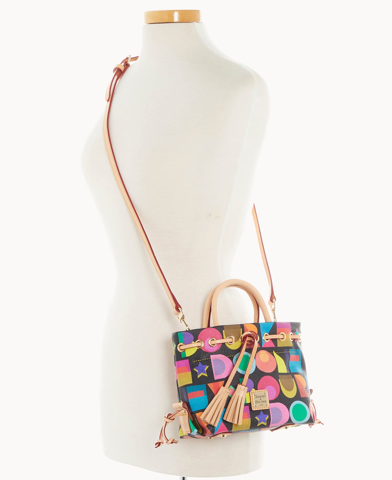 Art Deco Small Tassel Tote