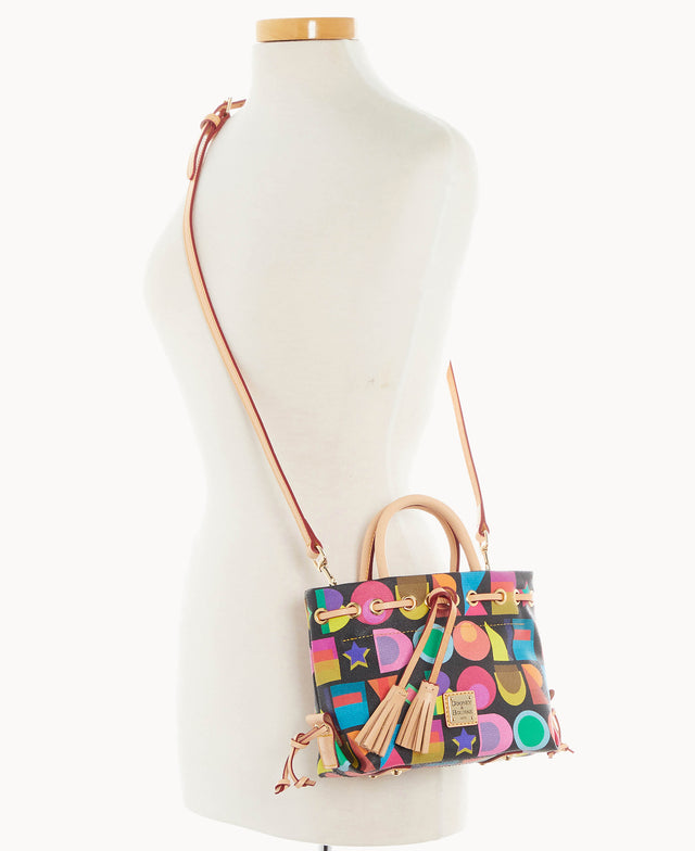 Art Deco Small Tassel Tote