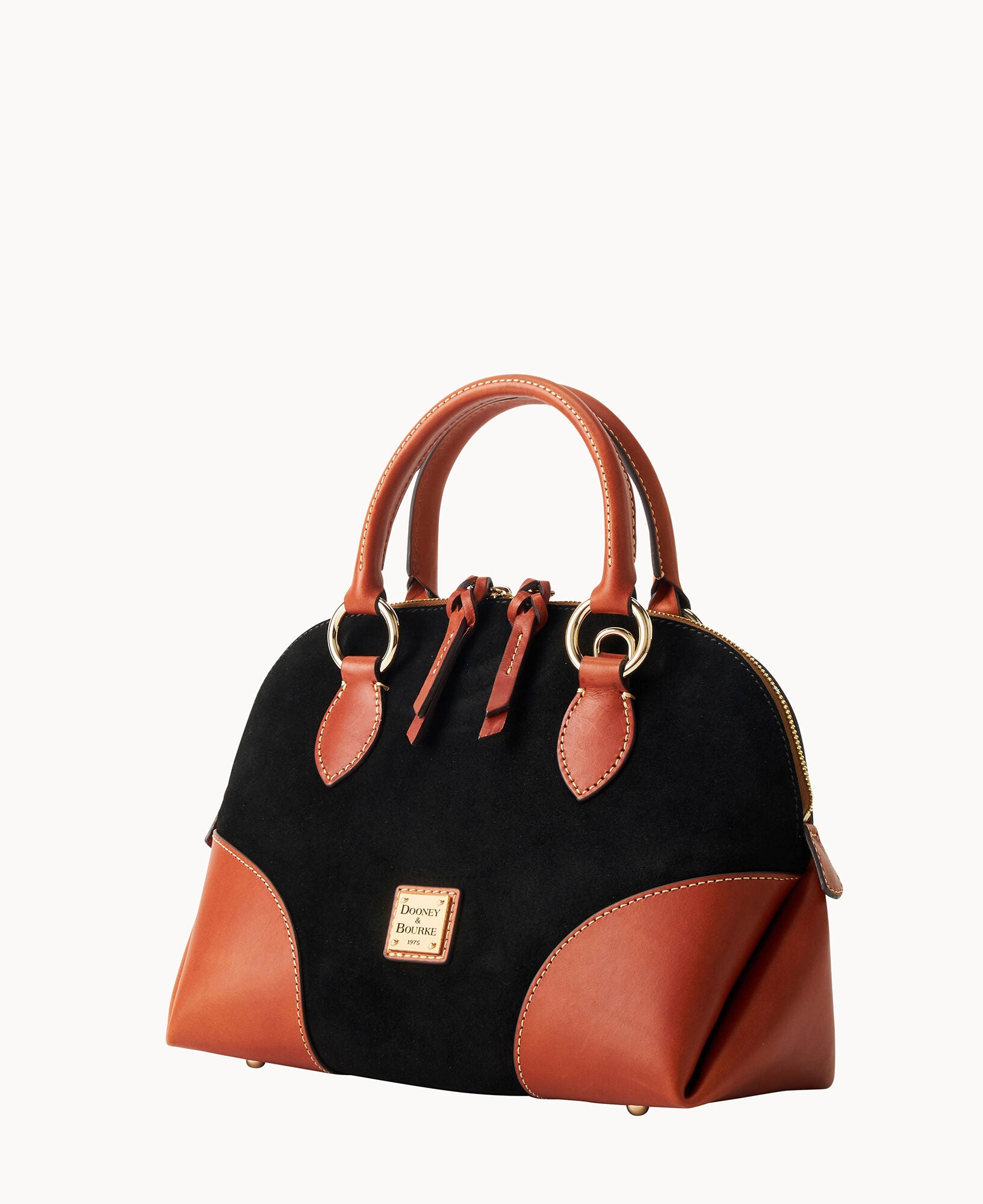 Suede Domed Satchel – ILoveDooney