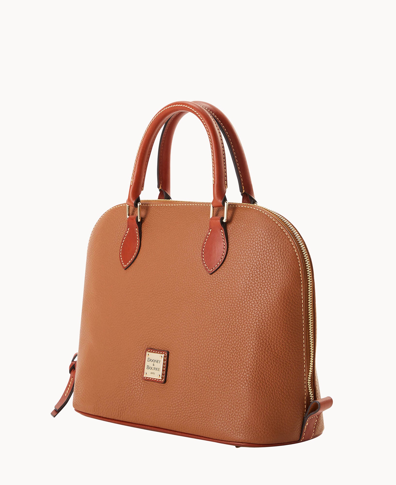 Pebble Grain Domed Satchel – ILoveDooney
