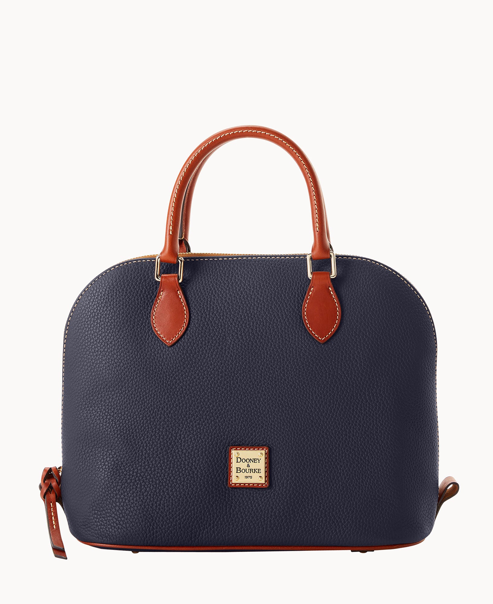 Pebble Grain Domed Satchel – ILoveDooney