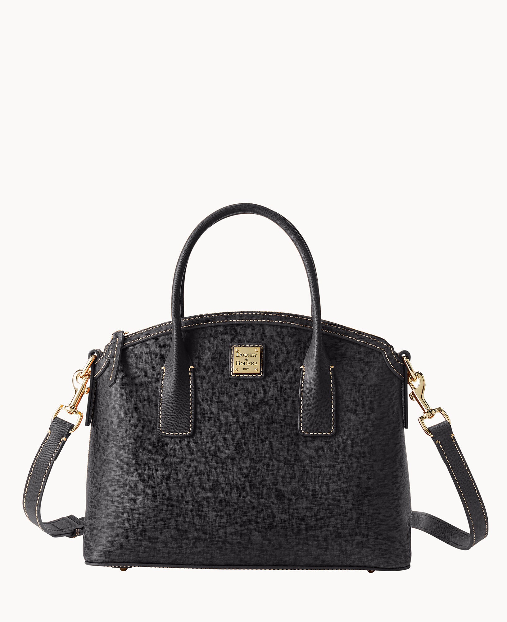 【美品】Dooney＆Bourke ショルダーバッグ　USA製 Saffiano Domed Satchel – ILoveDooney