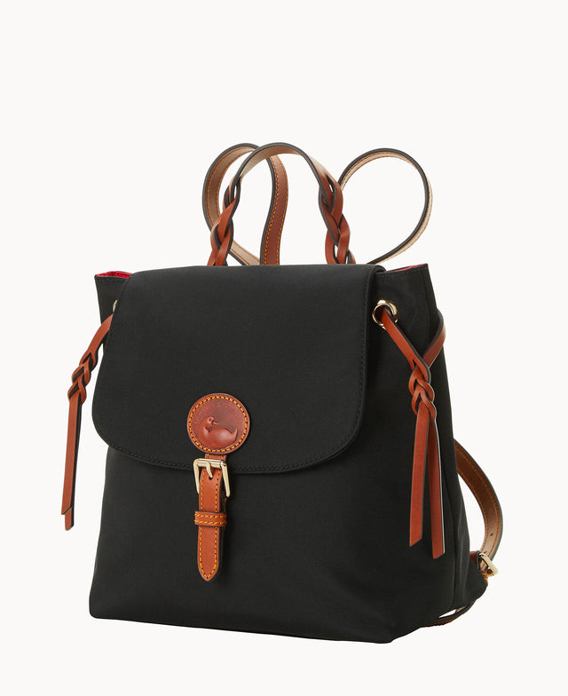 Dooney Bourke Nylon Flap Backpack