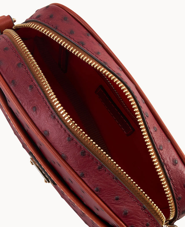 Ostrich Camera Crossbody