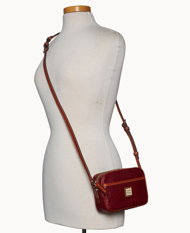 Ostrich Camera Crossbody
