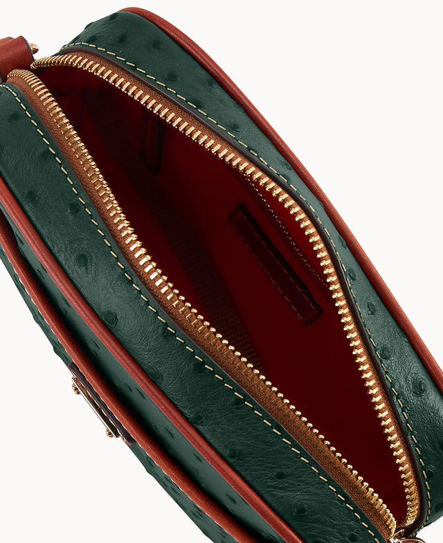 Ostrich Camera Crossbody
