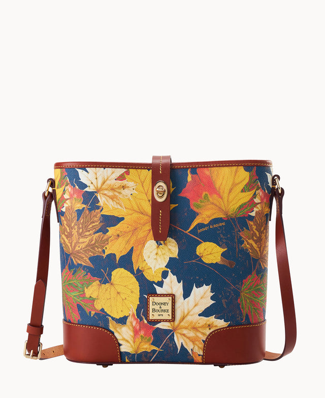 Maple Leaf Crossbody Bucket
