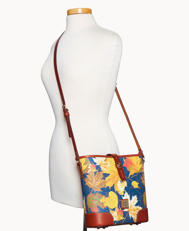 Maple Leaf Crossbody Bucket