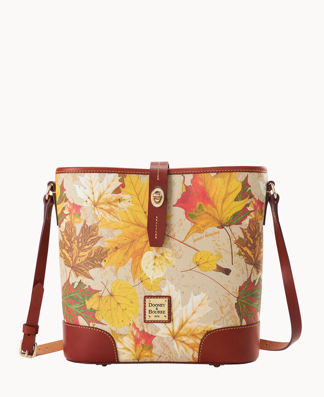 Maple Leaf Crossbody Bucket
