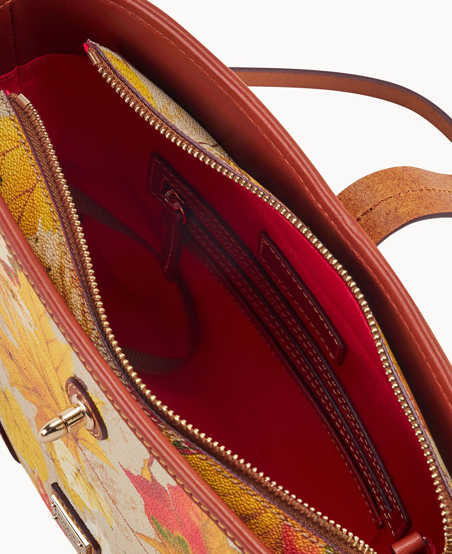 Maple Leaf Crossbody Bucket