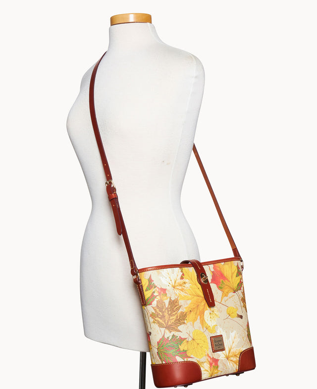 Maple Leaf Crossbody Bucket