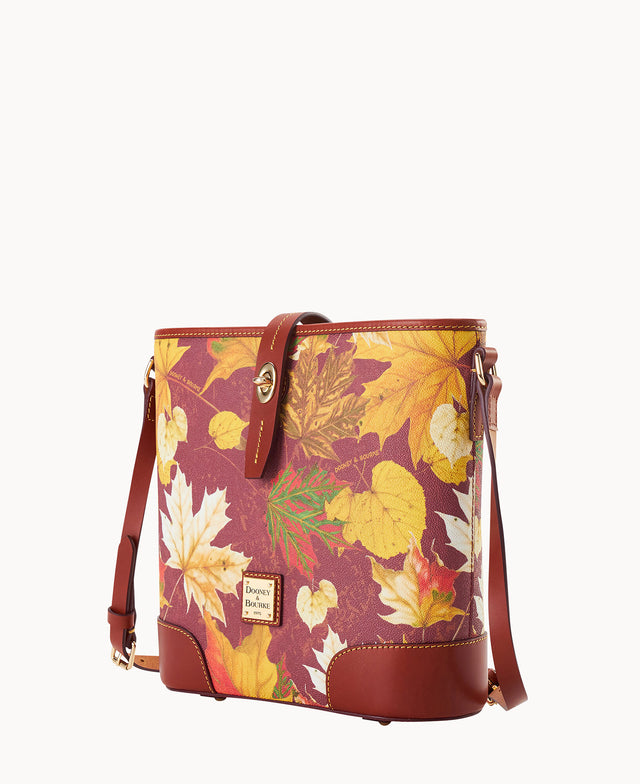 Maple Leaf Crossbody Bucket